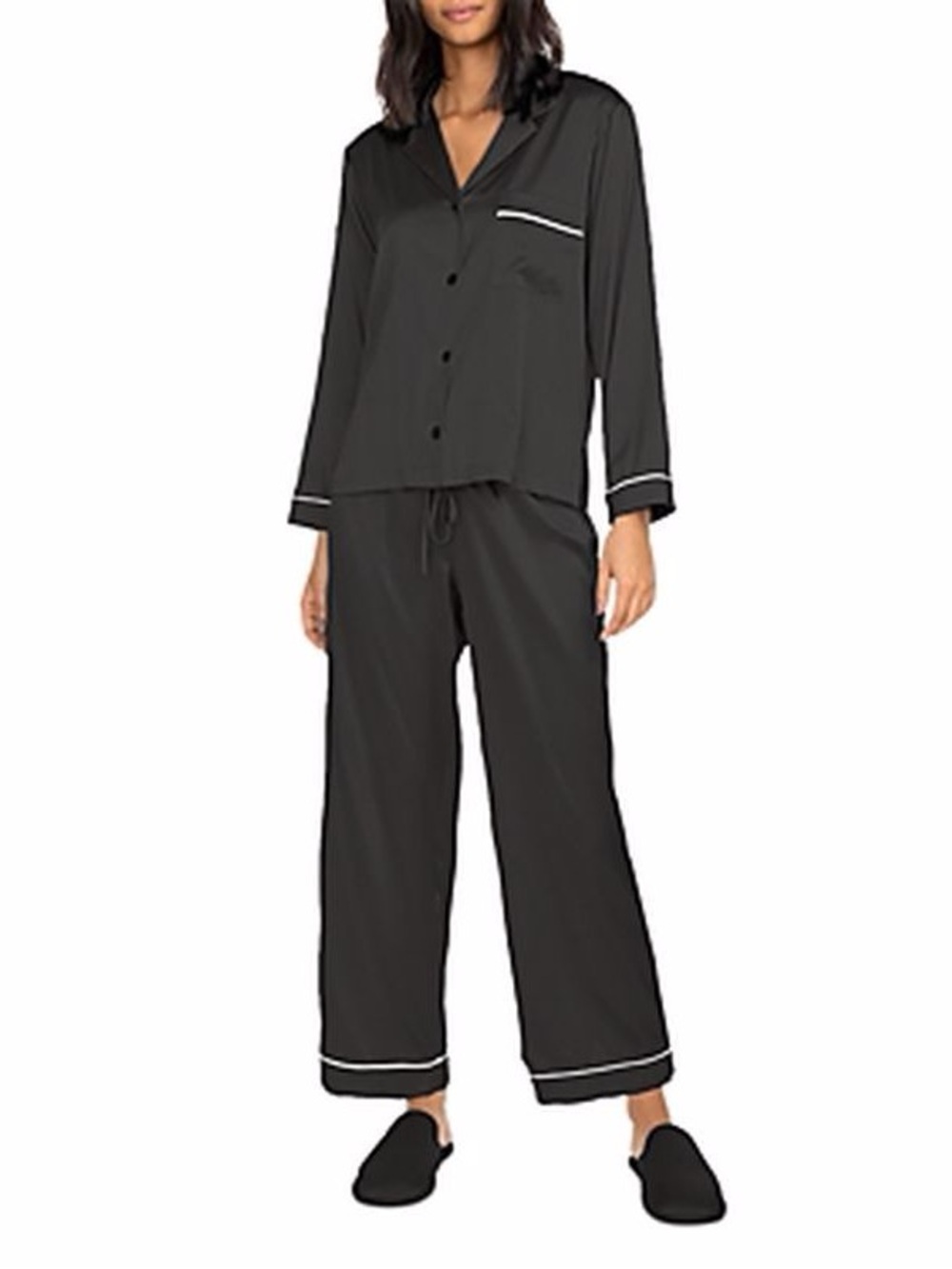 NWT Generation Love Nikki Pajama Set Silky Pants Long Sleeve Size XS